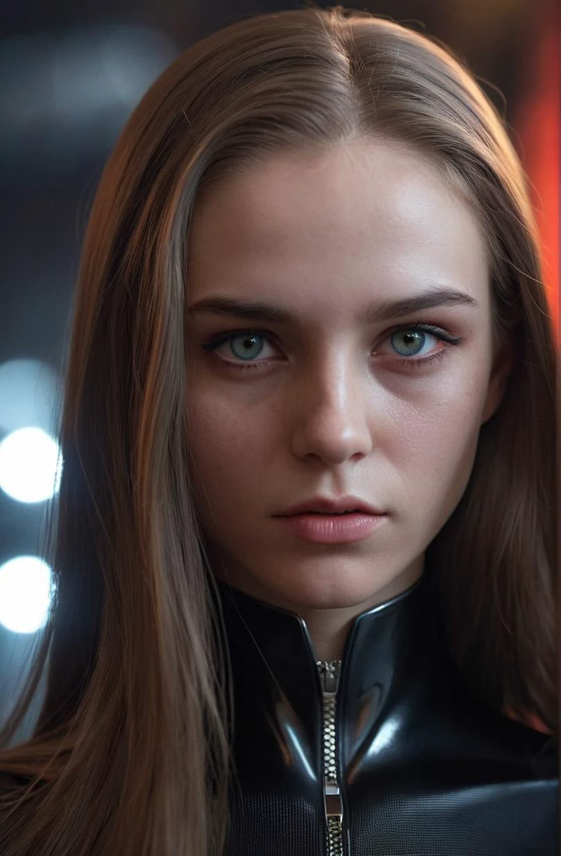 young women, 19 years old, supervillain, evil, sad eyes, long hair, smooth, sharp focus, highly detailed, hyper realistic, dramatic lighting, elegant, intricate, concept art, art by wlop, mars ravelo, greg rutowski, artstation
