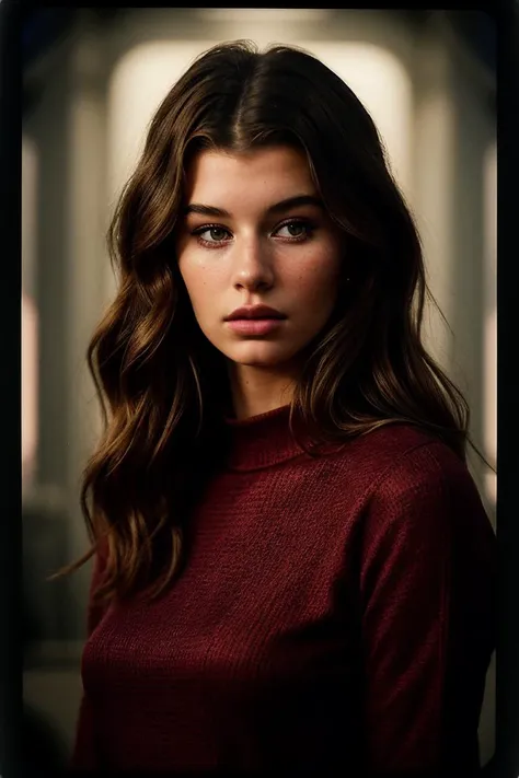 photo of beautiful (s1ennaschm1dt-135:0.99), a woman in a (movie premiere gala:1.1), perfect hair, wearing red (sweatshirt:1.1), ((polaroid frame:1.1)), ((Victorian:1.1)), modelshoot style, (extremely detailed CG unity 8k wallpaper), professional majestic (photography by tim walker:1.1), (Plaubel Makina W67 Camera), 24mm, exposure blend, hdr, faded, extremely intricate, High (Detail:1.1), Sharp focus, dramatic, soft cinematic light, (looking at viewer), (detailed pupils), (upper body), 4k textures, adobe lightroom, photolab, elegant, ((((cinematic look)))), soothing tones, insane details, hyperdetailed, low contrast