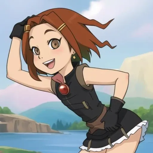 <lora:witch:1>, tw33ny, 1girl, side view, armpits, full body
