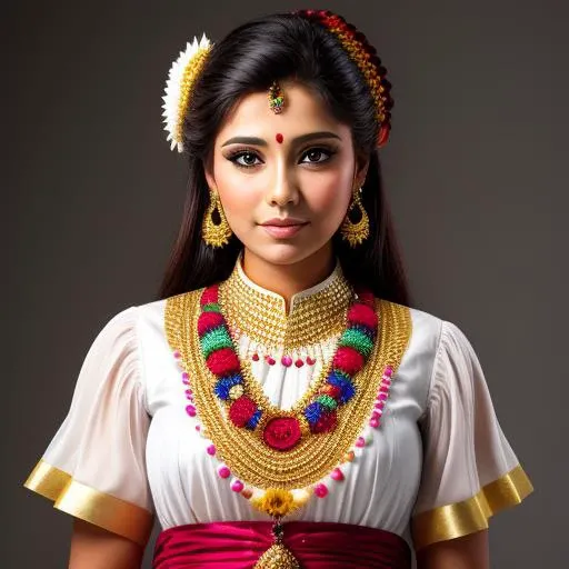 portrait headshot photo of a pretty woman in a traditional dress <lora:Desiness_Slider_SD15:1.0>