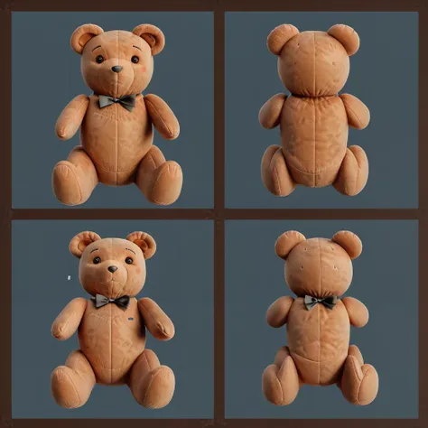<lora:Everly_Heights_Prop_Generator:1> a teddy bear (front, back, side:1.2)