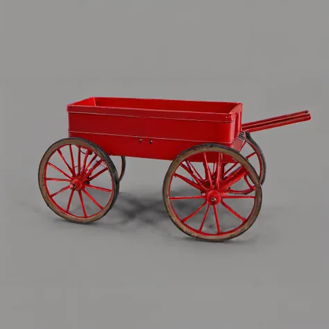 <lora:Everly_Heights_Prop_Generator:1> a red wagon