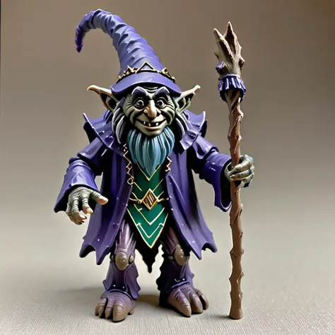 <lora:Everly_Heights_Prop_Generator:.4> a Dark Troll Wizard action figure