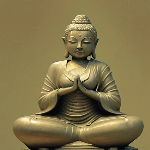 Budda statue, <lora:gender_slider:-15>