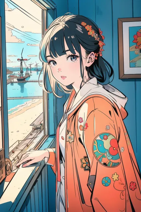 1girl, [ (art by Richard Billingham:1.1) and (William Copley:1.0) :2], photography art, colorful wall Graffiti, Slimepunk, intricate details, Fearful, Fashion shot of a Mysterious Glad [Punks|Victorian] ([Offshore wind farm|Planetary nebula] of Flame:1.3) , it is made by Netflix, it is with Shiny embroidery, Han Dynasty background, spring beach and flowers, Thunderstorm, soft focus, Sketch, Surprising, behance, Nostalgic lighting, Fish-eye Lens, Low Contrast, raytraced reflections, cinematic, UHD, professional