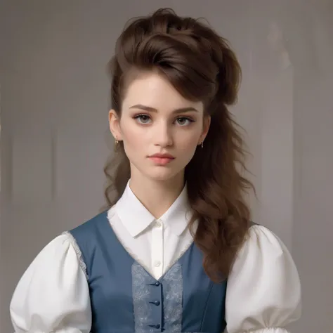 <lora:sdxl-mullets:0.6>, woman with a mullet, wearing victorian dress, <clip:skip:2>, masterpiece, 8k, high resolution, shallow depth of field, sharp focus