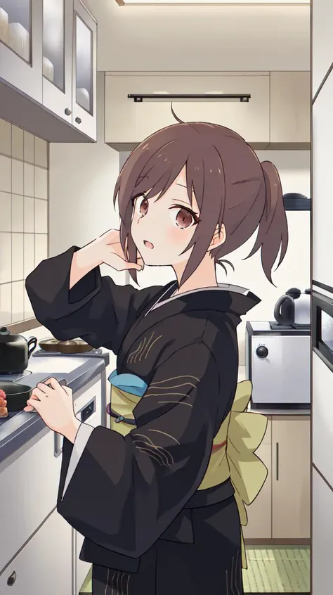 masterpiece, best quality, 8k,
<lora:add_detail:-0.9>
<lora:kindred_spirits.v4-000006:0.75> kd_vnstyle
1girl, (solo),
(small eyes:1.1)
(22 years old, 22y.o, adult)
" ",
" ",
" ",
(kimono:1.2)
kitchen,
" "