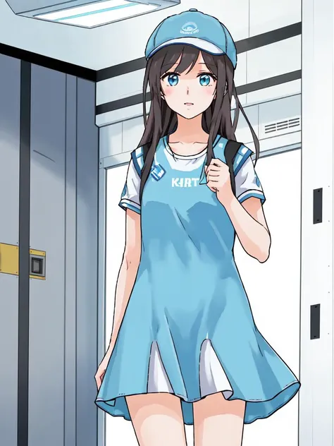 masterpiece, best quality, 8k, "visual novel"
<lora:add_detail:-0.5>
<lora:Kindred_Spirits_on_the_Roof.v2-000005:0.85> kd_vnstyle
1girl, (solo)
(35 years old, 35y.o, adult)
"",
light blue eyes
hat
(short dress:1.1)
space station
" "
