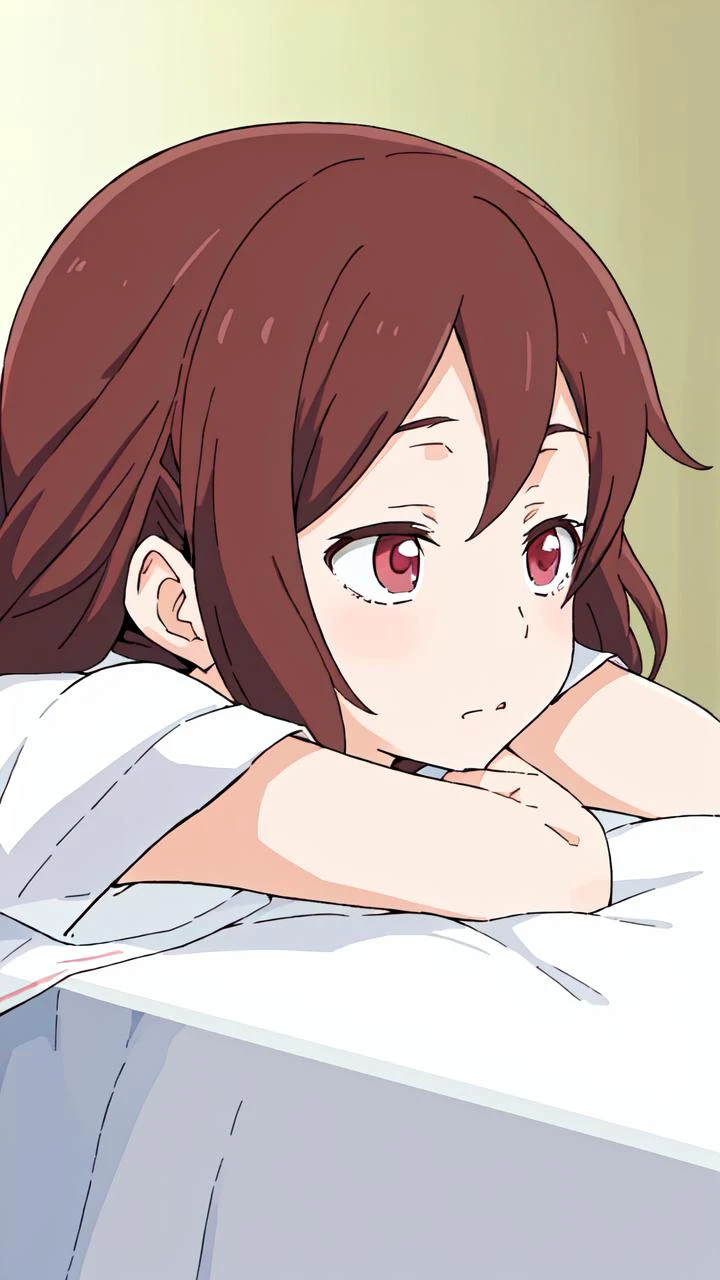 masterpiece, best quality,
<lora:add_detail:-0.7>
<lora:Kindred_Spirits_on_the_Roof.v2-000005:0.85>
,kd_vnstyle
(small eyes),
vivid colors,
1girl, (solo)
(21 years old, 21y.o, adult)
red brown hair,
multicolor eyes,
braids
" "
bedroom, bed, lying down, lying on back
" "