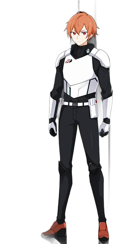 masterpiece, best quality, beautiful
<lora:kindred_spirits_v5:0.6> kd_vnstyle
<lora:add_detail:-0.6>
boy
(solo),
(adult, 20 years old, 20y.o.)
[anime screencap:0.35],
(dark green hair, grey hair, orange hair,  )
undercut
break
red eyes,
night, 
vampire,
star wars armor, stormtrooper,
nervous
(full body, ), 
cyberpunk, futuristic, science fiction, fantasy 
standing,