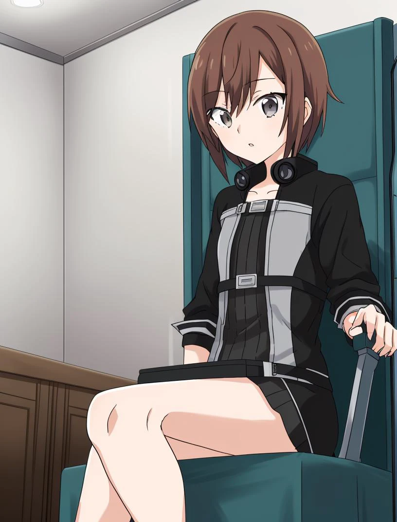 masterpiece, best quality, 8k,
<lora:add_detail:-0.1>
<lora:kindred_spirits.v4-000006:0.65> kd_vnstyle
1girl, (solo),
(small eyes)
(, 14y.o, teen,eenager)
red brown hair,
grey eyes,
short hair,
(short dress:1.2)
sitting on throne, throneroom, luxurios room, decorations,
cyberpunk