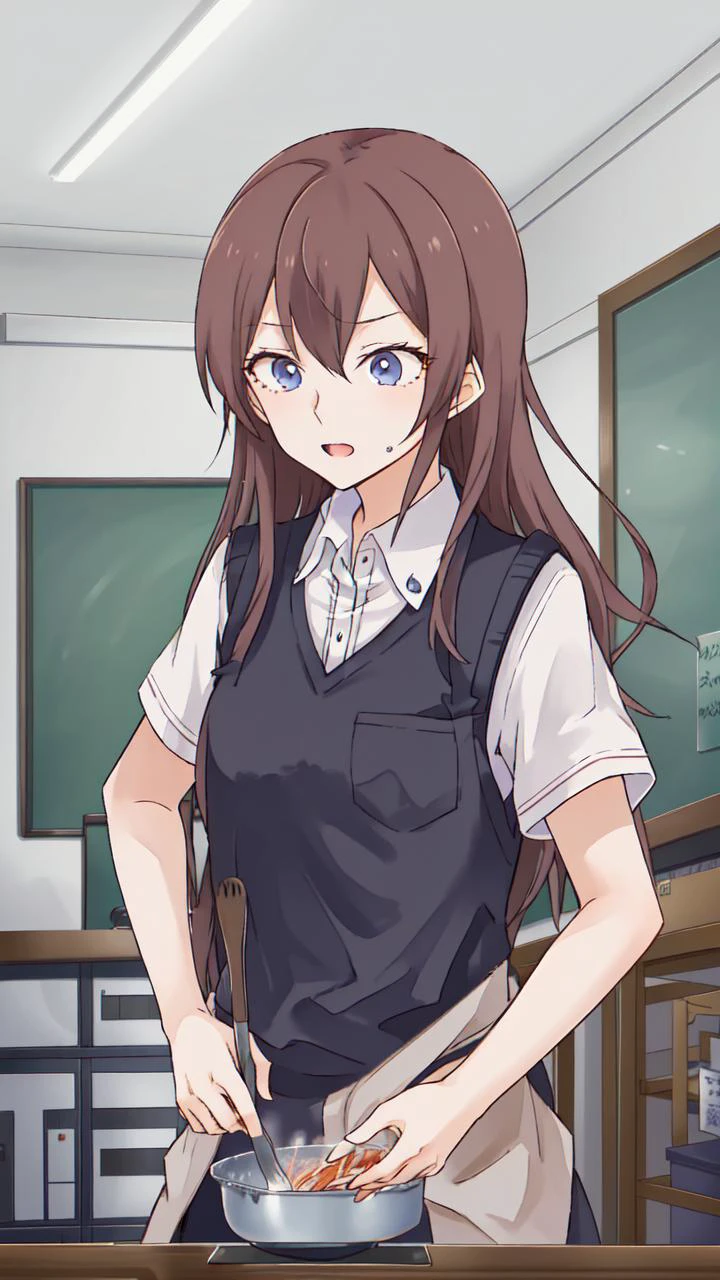 masterpiece, best quality, 8k,
<lora:add_detail:-0.6>
<lora:kindred_spirits.v4-000006:0.85> kd_vnstyle
1girl, (solo),
(25 years old, 25y.o, adult)
" ",
light blue eyes,
" ",
(cook outfit:1.2)
teachers office, inside school,
horror, agony, evil