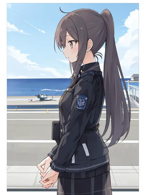masterpiece, best quality, 
<lora:kindred_spirits.v4-000006:0.75> kd_vnstyle  <lora:add_detail:-0.75>
1girl, (solo),
("       ")
"      ",
small eyes,
" ",
(military uniform:1.2)
aicraft carrier deck, aicraft, figher planes, ocean, blue sky,,
"                     "