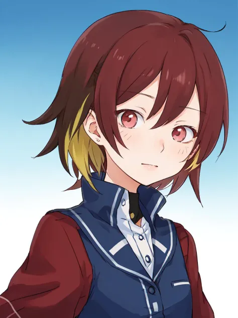 masterpiece, best quality,
<lora:add_detail:-0.7>
<lora:kindred_spirits.v3-000007:0.9>
kd_vnstyle
(small eyes),
vivid colors,
1girl, (solo)
(23 years old, 23y.o, adult)
red brown hair,
multicolor eyes,
" "
military uniform
close-up,
""