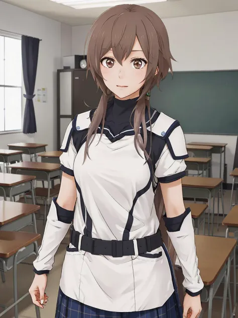 masterpiece, best quality,
<lora:kindred_spirits.v4-000006:0.75> kd_vnstyle
, <lora:add_detail:-0.95>
1girl, (solo),
(" ")
multi color hair,,
" ",
ahoge hair,,
(science fiction, white armor:1.2)
teachers office, inside school,
" "