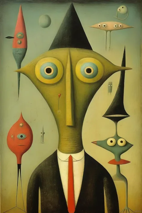 <lora:Victor Brauner Style:1>Victor Brauner Style - artwork in the style of Victor Brauner