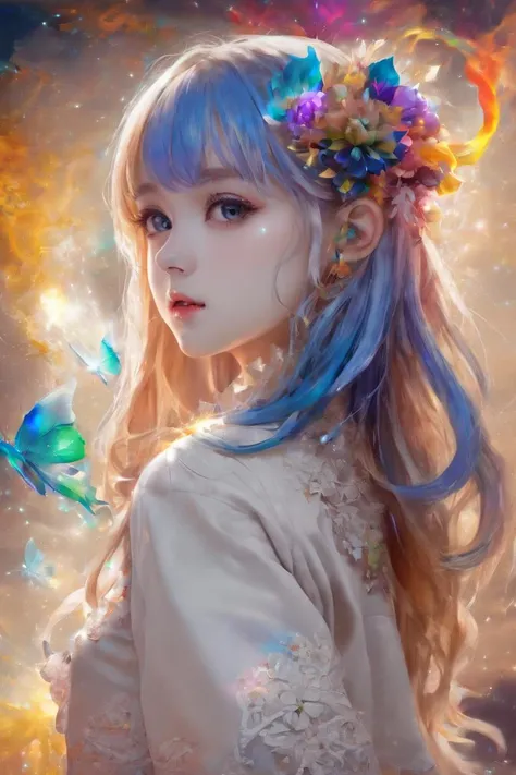 official art, highest details, beautiful and aesthetic, fractal art, colorful,
masterpiece, best quality, 1girl,  <lora:kwFemale_Beta40-SDXL_v1:1>, waifu