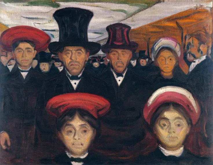 <lora:mnch:1>mnch, people wearing hats