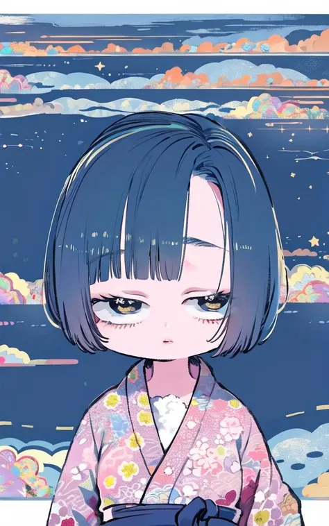masterpiece, best quality, 1Girl, Yukata, <lora:Hizgi4:1>
