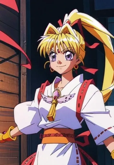 <lora:KamikazeKaitouJeanne:0.8>, solo, KaitouJeanne, smile, closed mouth,