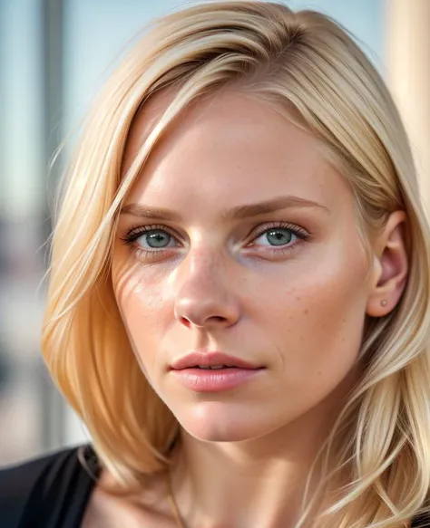 1girl, skin pores texture,  Hair blonde, HD , Photography, movie, cinematic, full Body, Realistic, (8k, RAW photo, best quality, masterpiece:1.2), (realistic, photo-realistic:1.33), best quality,  cute,natural lighting, depth of field, film grain, wrinkled skin, sharp, detailed