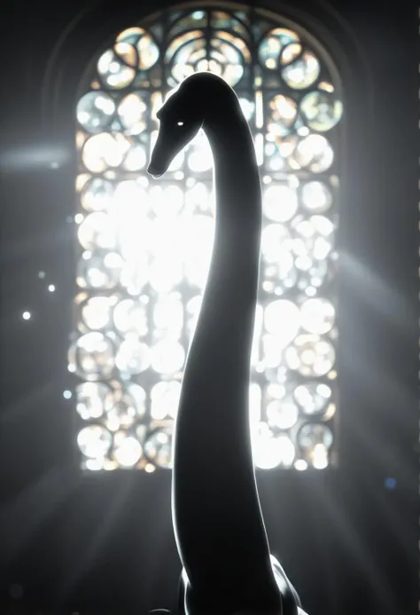 dark and moody photograph, victorian woman with long neck, dim lighting, 4k, detailed,
bokeh, window in background, white light, mental hospital,