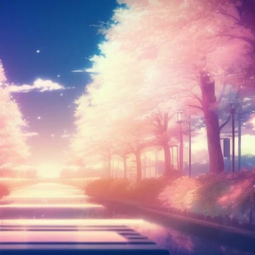 anime background, kyoto in autumn, semi realistic, ring lighting , rim lighting, cinematic,pastel ,BgAniDusk