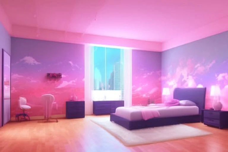 anime background,90s age bedroom , semi realistic, ring lighting , rim lighting, cinematic,pastel ,BgAniDusk