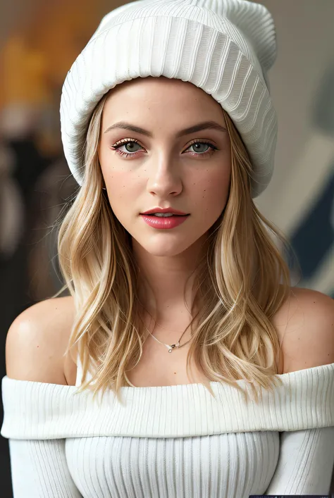 photo of (blonde D4n43Britt4n01:0.99), a woman in the cover of a fashion magazine, (magazine cover:1.3), (pervpulp15:1.2), (white beanie:1.2), , modelshoot style, (extremely detailed CG unity 8k wallpaper), photo of the most beautiful artwork in the world, professional majestic oil painting by Ed Blinkey, Atey Ghailan, Studio Ghibli, by Jeremy Mann, Greg Manchess, Antonio Moro, trending on ArtStation, trending on CGSociety, Intricate, High Detail, Sharp focus, dramatic, photorealistic painting art by midjourney and greg rutkowski, (off the shoulder sweater:1.1), (looking at viewer), (detailed pupils:1.3), (modern outfit:1.2), (closeup), red lips, (eye shadow), (fashion magazine logo), (Japanese text:1.4), (magazine title:1.4),((magazine scan:1.2)), (suggestive photo:1.1)