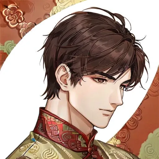 1male,guangye,brown hair,handsome