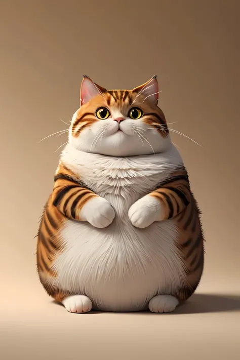 master piece,high quality,fat cute cat,with a belly,clean background,<lora:ãå¨ç©IPãåæ»æ»çä¸ç èååçå°å¨ç©ä»¬ ç©å¶ç©å
·æå设计_v1.0:0.7>,