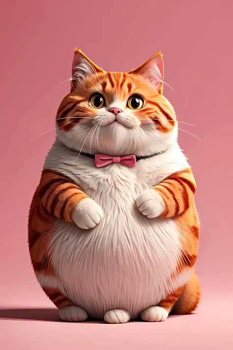 master piece,high quality,fat cute pink cat,with a belly,clean background,<lora:ãå¨ç©IPãåæ»æ»çä¸ç èååçå°å¨ç©ä»¬ ç©å¶ç©å
·æå设计_v1.0:0.7>,