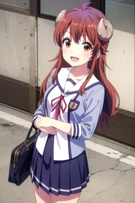 (((pixel-perfect, detail-perfect))), solo, 1girl,  <lora:yuuko-machimazo-01:0.8>, yuuko yoshida,  school uniform, looking at viewer, smile, :d