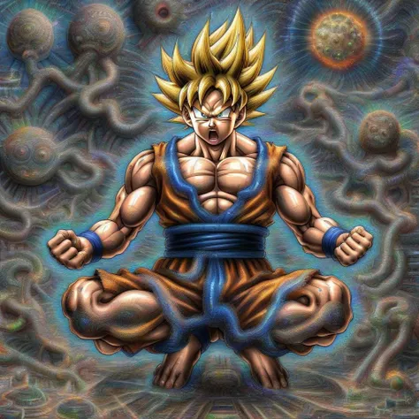 <lora:DeepDream:1> goku, powering up DeepDream
