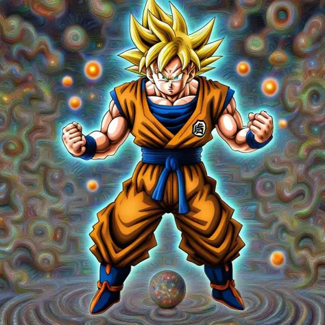 <lora:DeepDream:1> goku, powering up DeepDream
