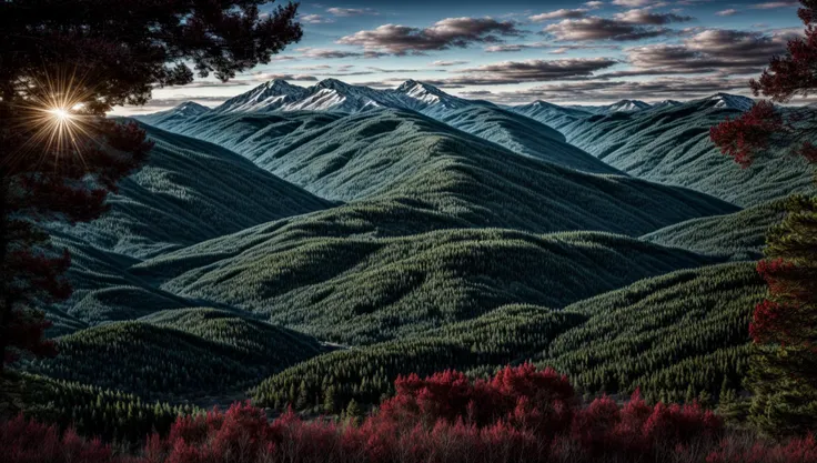 ((masterpiece:1.4,best quality)), cloud, outdoors
(mountains), spring glade, scenery, sky, winter,
(early morning:1.4),morning red, high detail, abundant, 8k, high detail, wallpaper,
<lora:more_details:1.5>, <lora:RedDataGirlAnimeBackgrounds-08:1>