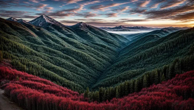 ((masterpiece:1.4,best quality)), cloud, outdoors
(mountains), spring glade, scenery, sky, winter,
(early morning:1.4),morning red, high detail, abundant, 8k, high detail, wallpaper,
<lora:more_details:1.5>, <lora:RedDataGirlAnimeBackgrounds-08:1>