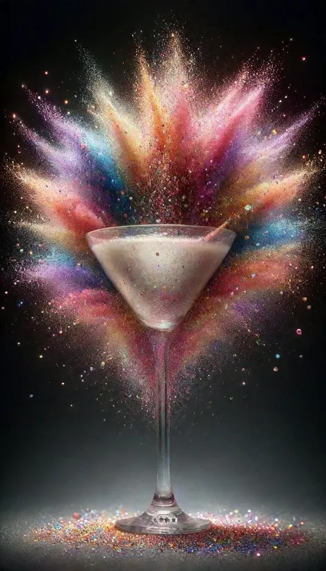 AIS-GLTTRBMB martini, in the glass