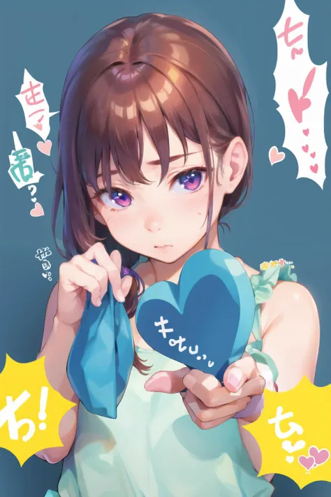 hgion, speech bubble, text focus, heart, <lora:hgion:1.5>, 1girl, solo, upper body, face focus, (realistic, photorealistic:1.2), (kawaii, cute, teenage, young age)