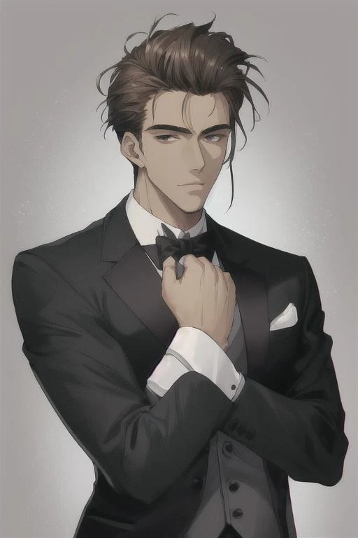 handsome man in a nice suit