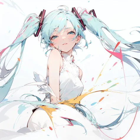 best quality, masterpiece, hatsune miku,