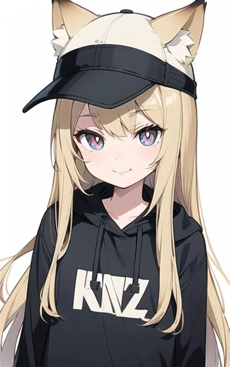 masterpiece, high quality, 1girl, solo, cheeks, ultra detailed eyes, white pupils, sharp outlines, KMNZlita
  <lyco:KMNZ_lita_v1:1.0> Blonde hair, long hair, dog ears, cap,ã