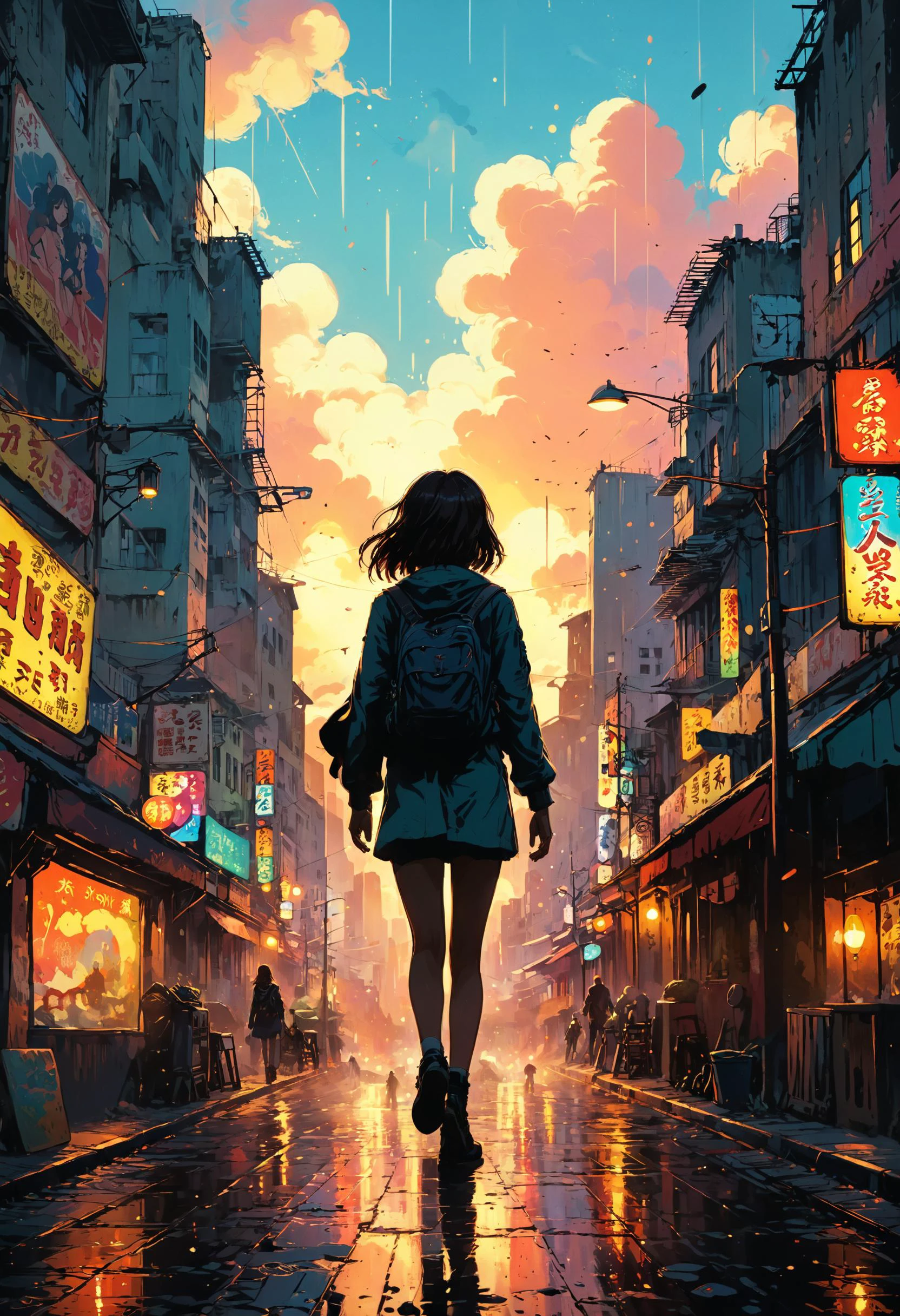I walk this city strictly witching hours
Feeling dangerous, feeling like I gave you power, <lora:xl_more_art-full_v1:0.4>, <lora:MJ52:0.4>, Natural Light, <lora:Ive_Got_The_Power:0.8>, <lora:Dreamyvibes artstyle SDXL - Trigger with dreamyvibes artstyle:0.7> Dreamyvibes Artstyle
