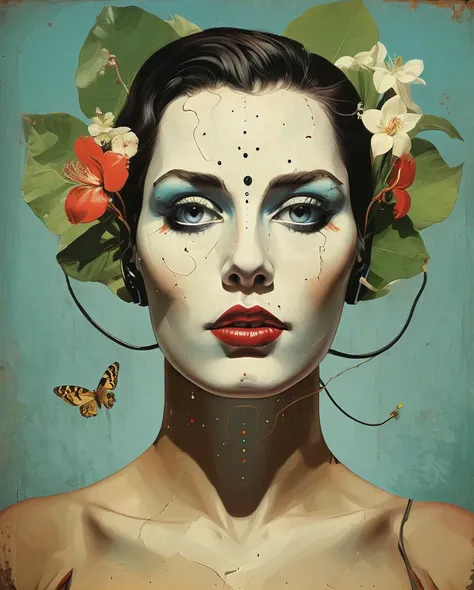 Paul Gauguin, Webcam, elegant, anthropomorphic with a face, Bastien Lecouffe-Deharme, Health Goth Art, <lora:Ive_Got_The_Power:1>