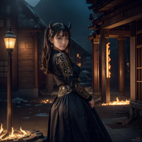 1girl, japanese huge breasts, jeweleries, diamonds, earrings,
beautiful, elegant, black demon, city, burning, burning city, ruins, ruined city, <lora:add_detail:1>