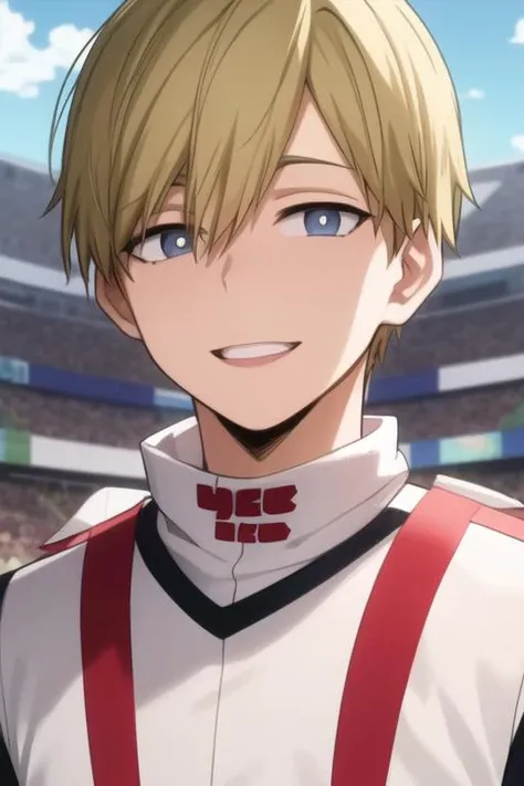 masterpiece, best quality, high quality, 1boy, solo, male focus, looking at viewer, upper body, <lora:monoma_neito:0.70>, monoma_neito