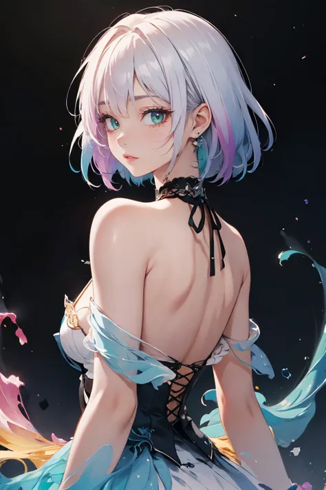 (((Highest品質、masterpiece、Normal body、8k、Detailed face、Ultra-precision、Normal hand、Normal finger、5This finger、Highest)))、Silver Hair、Bobcut、beautiful girl、Small breasts、slender、smart、A face that retains its youthfulness、Transparent swimsuit、白のうっすら透けたTransparent swimsuit、Bite、Crisp body lines、Cape、破れたTransparent swimsuit、引き裂かれたTransparent swimsuit、ボロボロのTransparent swimsuit、Chain、Chain in the crotch、Chain at the crotch、Chain to pussy、Chain to the uterus、Chain to the vagina、ChainBondage、first round、Collar、first roundにLongChain、Chained in a chain、ChainBIND、Chains entangle the body、Chain Bondage、Embarrassed、shame、blush、Ahegao、Face、Infatuated、Trance、Offer the Chain to your master、Obedience to your master、On all fours