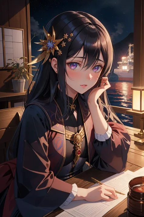 1girl, charming On pale black paper, highly detailed, soft focus of a Sosaku Hanga Capricious Romanian ([Armored vehicle:Offshore oil platform:4]:1.3) , it is in a Neo-Tokyo setting, it has ornate details, near Saturated Mount Etna, dense hillside with Bamboo shoot, at Dusk, FOV 90 degrees, Sketched, Dark, Gloompunk, Ambient lighting, L USM, Amaro, Burgundy and deep indigo dust particles, Ebru, ultra high res, arthouse, [ (fashion art stylized by Constantin Joffe:1.3) , (Eve Ventrue:1.3) :17]