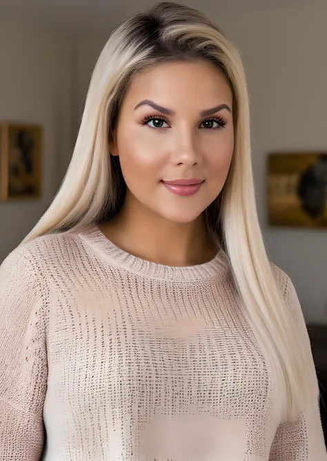 <lora:Barbara_Millicent_Roberts:1>
photo of beautiful (Barbara_Millicent_Roberts), ((ultra detailed, masterpiece, best quality)), sfw, best quality, ultra high res, ultral detailed face and eyes, (photorealistic:1.4), 1girl, a close up headshot portrait , portrait photography, ring light, overhead lighting, a close up RAW format high quality photograph, blush cheeks, (red lipstick:0.8), living room, wearing sweater, Fujifilm X-E4, Fuji 75mm f1.2 lens,
