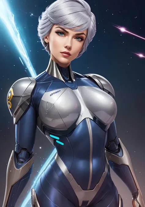 (SteelHeartQuiron character), 1girl, cyborg, solo, silver metallic hair, lips, bodysuit, skin tight, science fiction, power armor,
<lyco:quiron_SteelHeart_V2Lycoris:1.0>